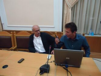 Ο προιστάμενος της Πολιτικής Προστασίας στην Κρήτη Γιάννης Τζανοκωστάκης παρουσιάζει το σύστημα 'ΤΕΤΡΑ'